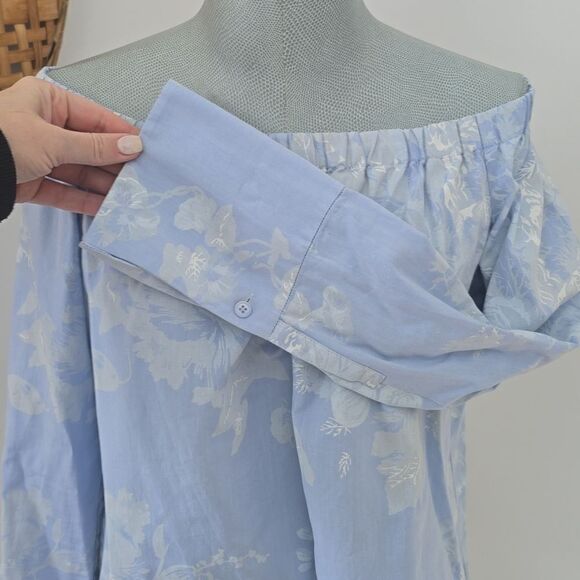 Lafayette 148 | Off the Should Floral Top - Picture 3 of 6